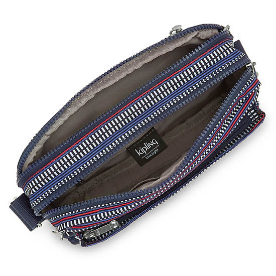 Kipling Abanu Medium Printed Çapraz Askılı Çanta Mavi | TR 2193GS